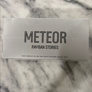 Ray-Ban Meteor Stories Smart Sunglasses. New in box